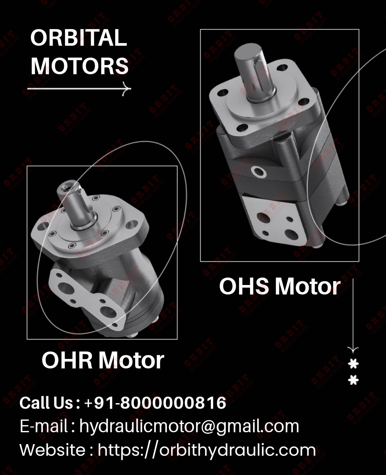 Danfoss OHR Hydraulic Motor In India OMRX-50 11186191 White Hydraulic Motor In Ahmedabad Mumbai Pune Chennai Bangalore Hyderabad Nashik Indore Jaipur Delhi Kolkata India